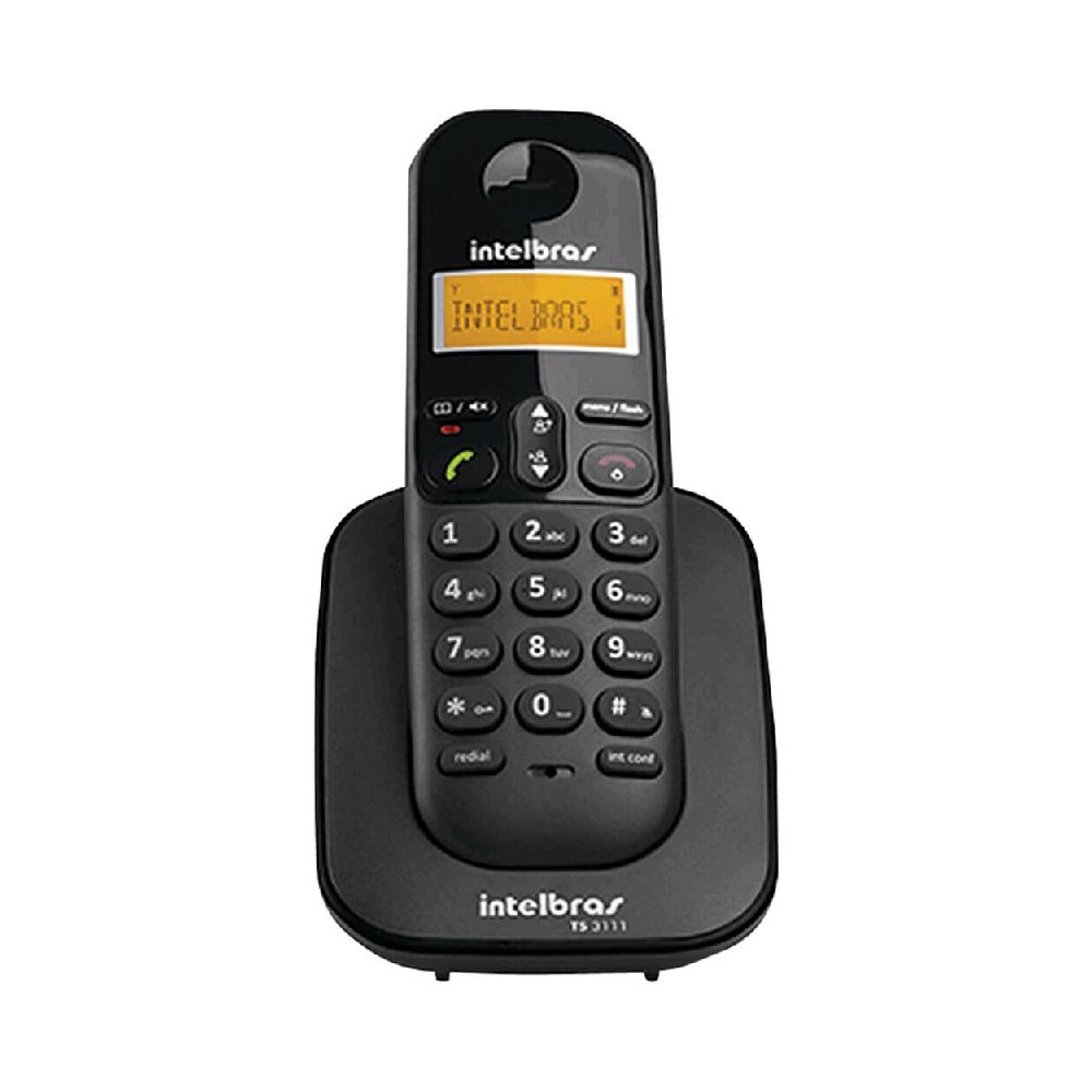 Telefone Sem Fio TS3110 Preto ID de Chamadas - Intelbras