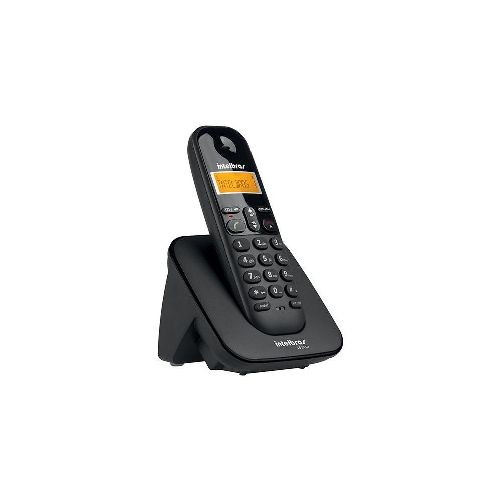 Telefone Sem Fio TS3110 Preto ID de Chamadas - Intelbras