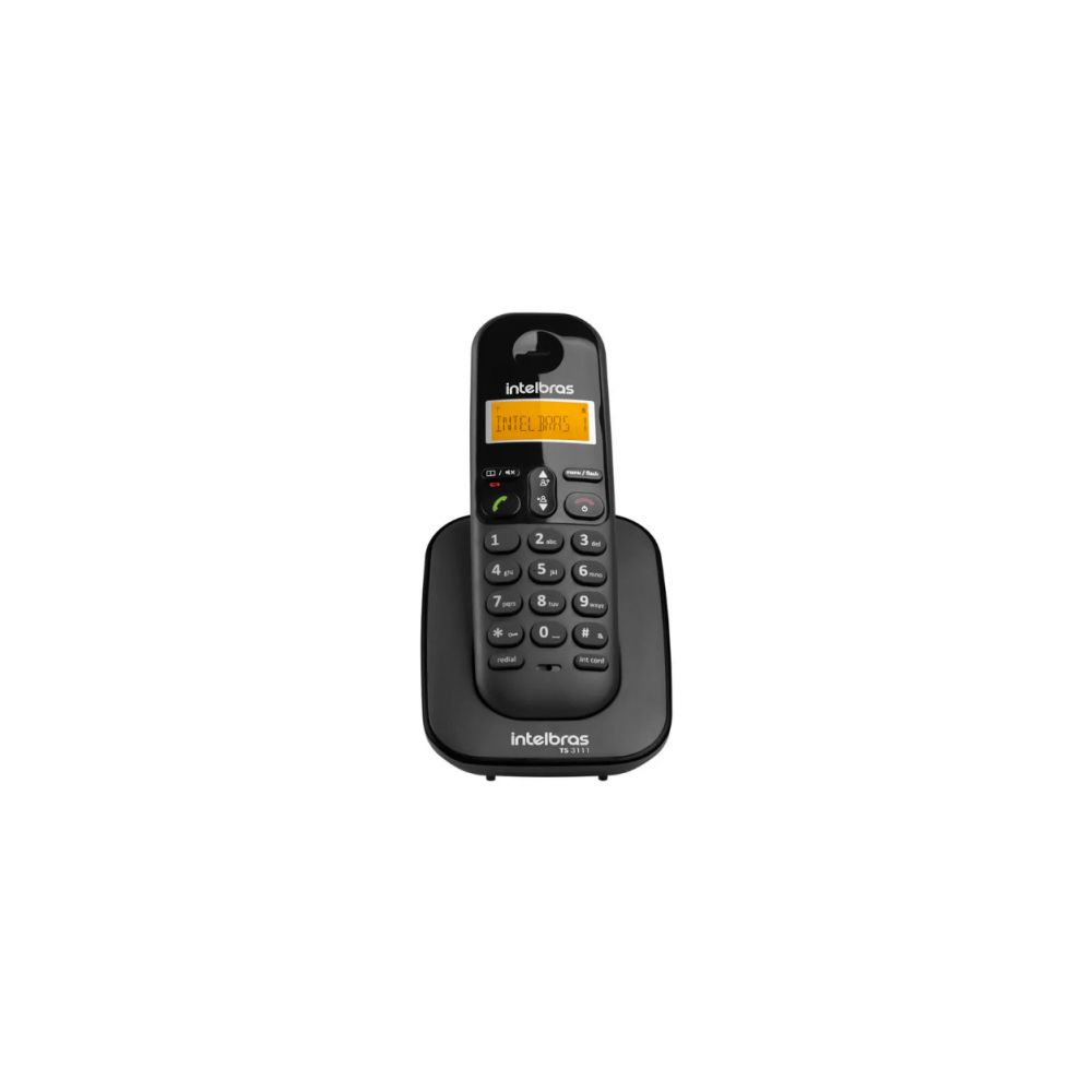 Telefone Sem Fio TS3111 Ramal Digital Preto - Intelbras