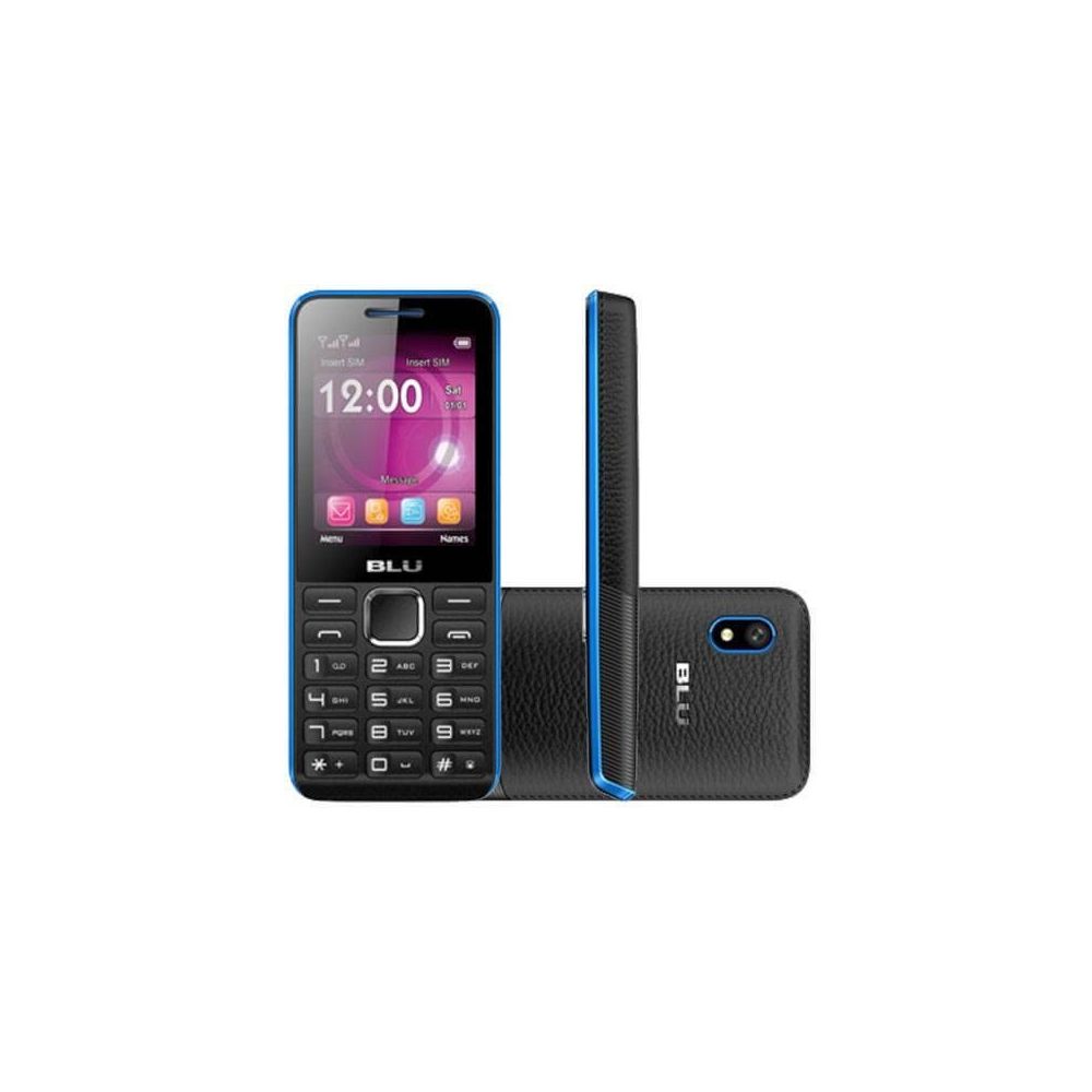 Celular Desbloqueado TankII T193, DualChip, Bluetooth, Preto/Azul - Blu