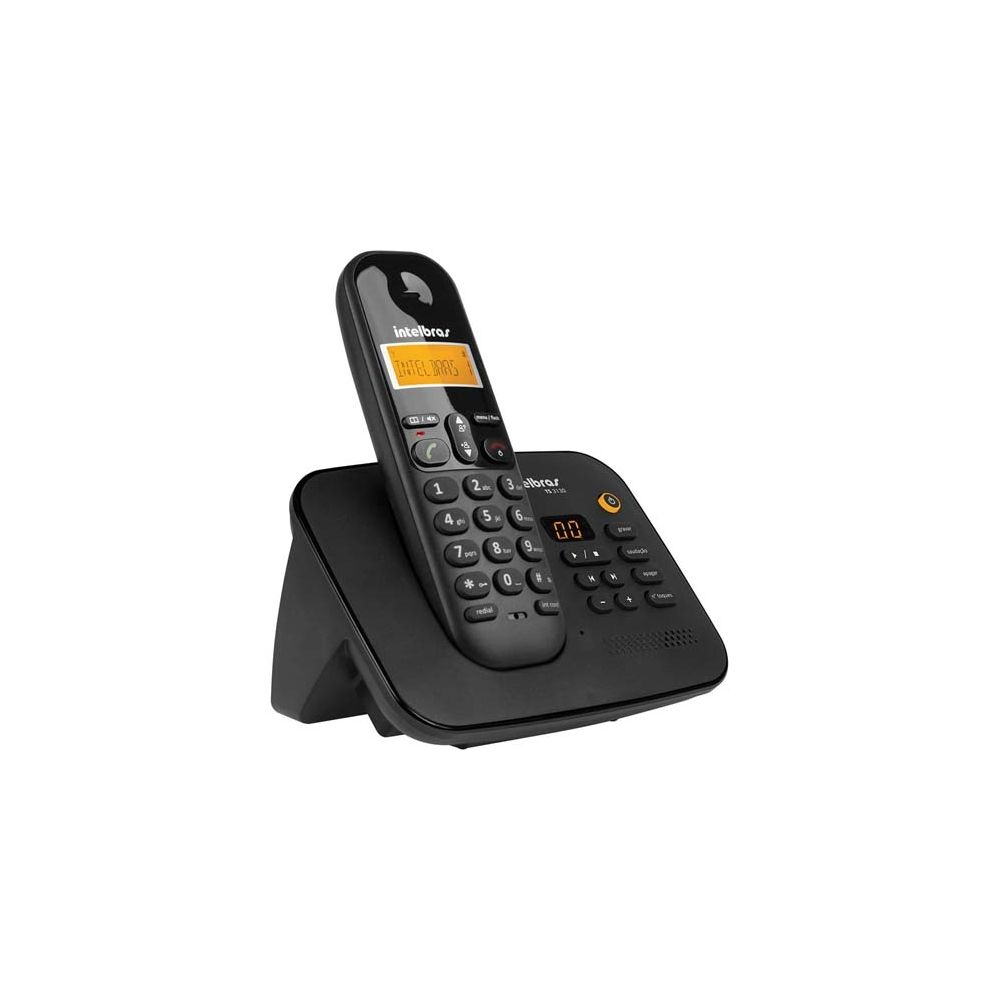 Telefone Sem Fio ID de Chamadas Preto TS3130 - Intelbras