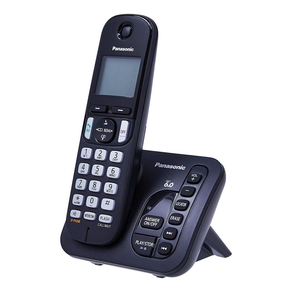 Telefone sem Fio KX-TGC220LBB Preto - Panasonic 