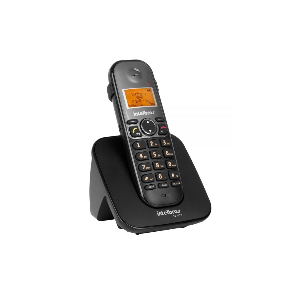 Telefone Sem Fio Digital TS5120 Preto - Intelbras
