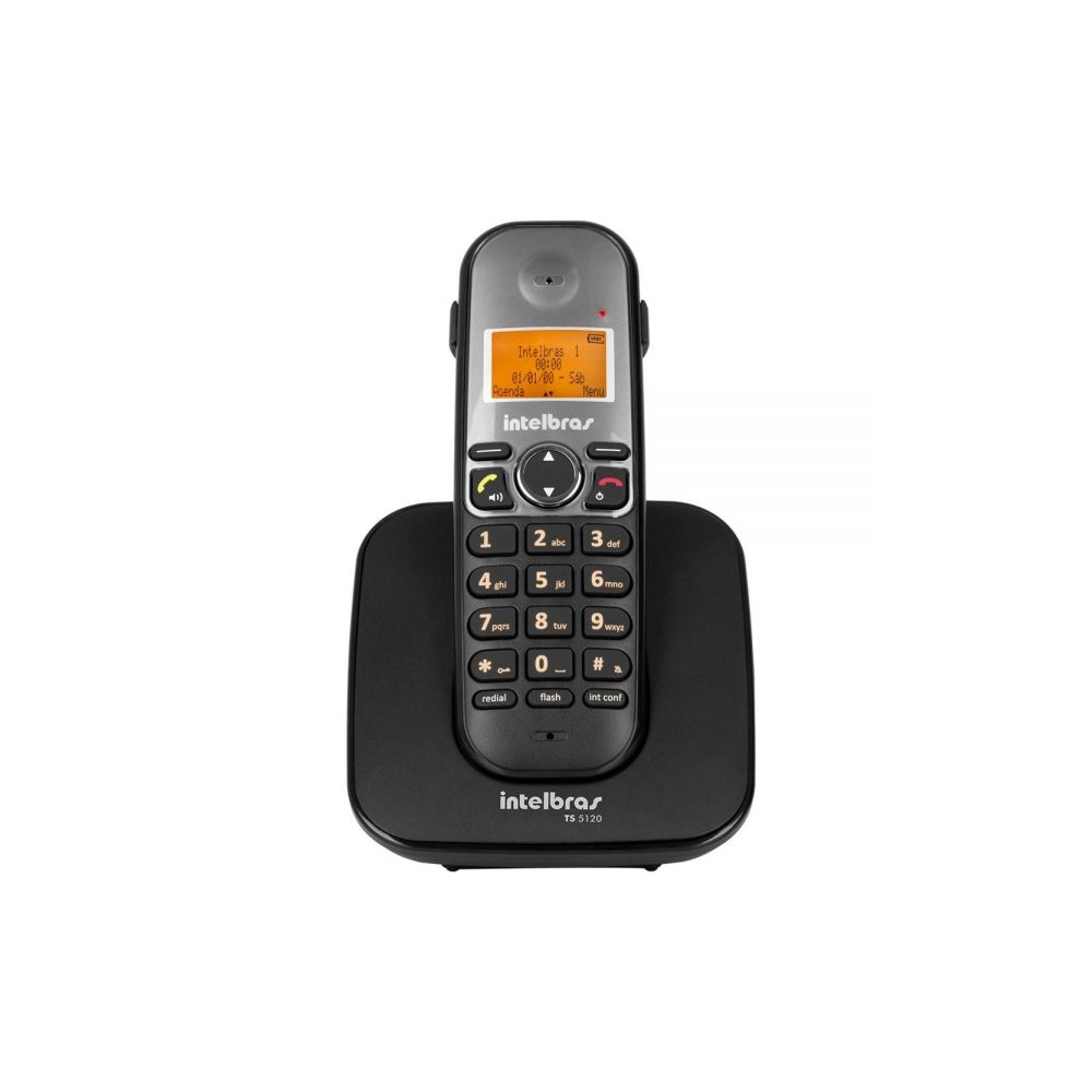 Telefone Sem Fio Digital TS5120 Preto - Intelbras