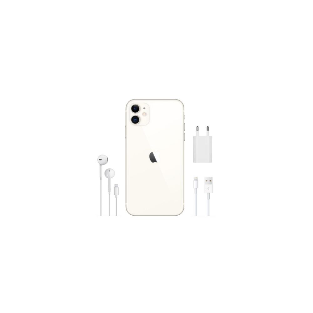 iPhone 11 128GB Branco iOS 4G Câmera 12MP - Apple