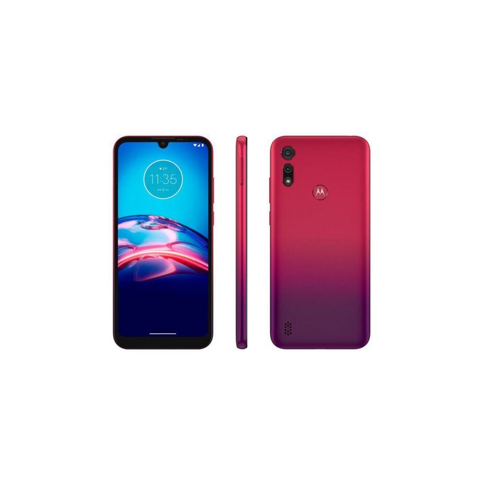 Smartphone E6S 32GB Vermelho Magenta 4G - Motorola 