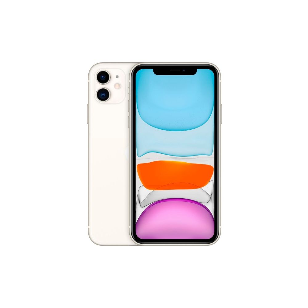 iPhone 11 Branco 64GB iOS Câmera 12MP - Apple