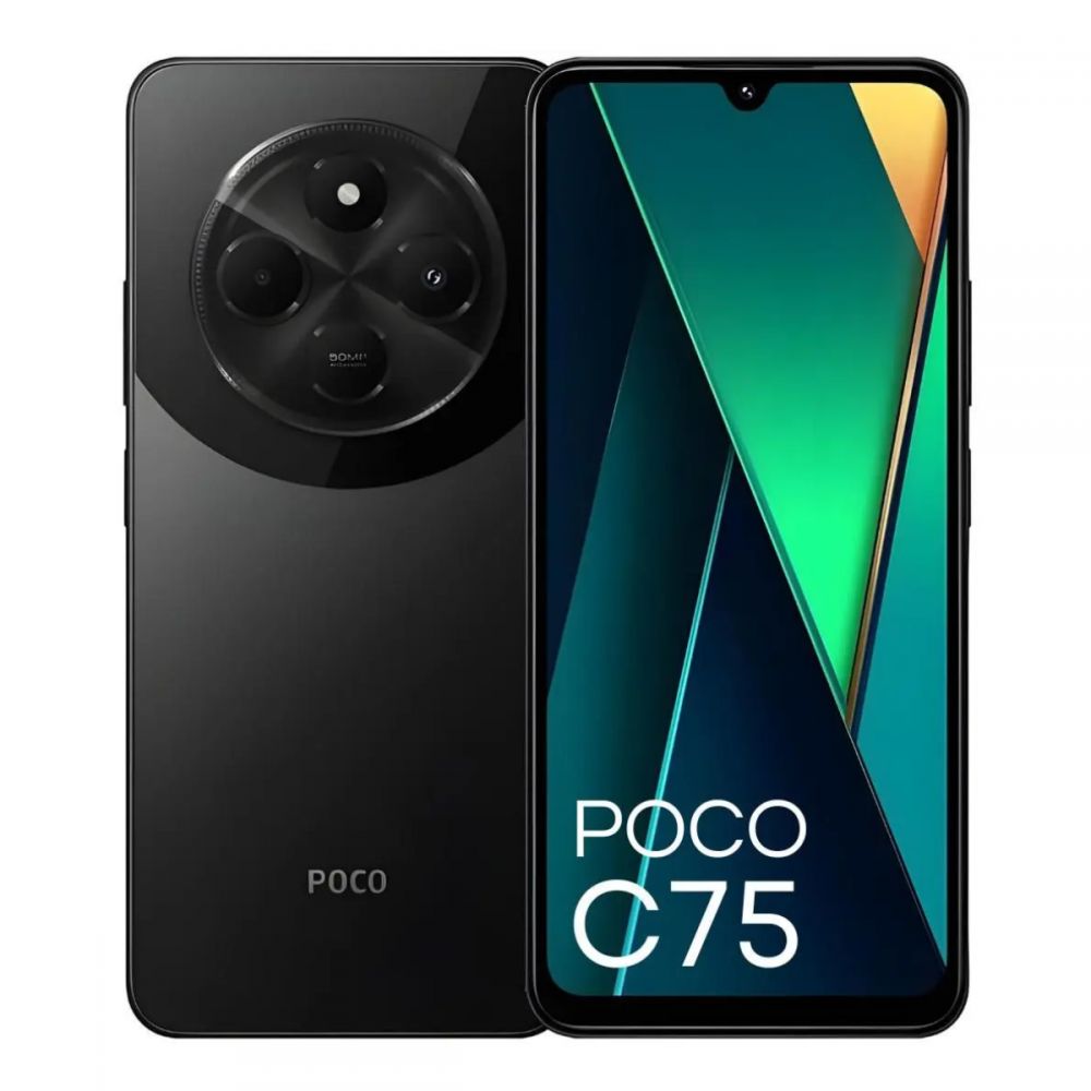 Smartphone Redmi Poco C75 128GB 6GB Preto - Xiaomi