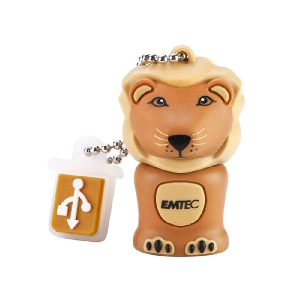 Pen Drive 4Gb Animals Leão - Emtec