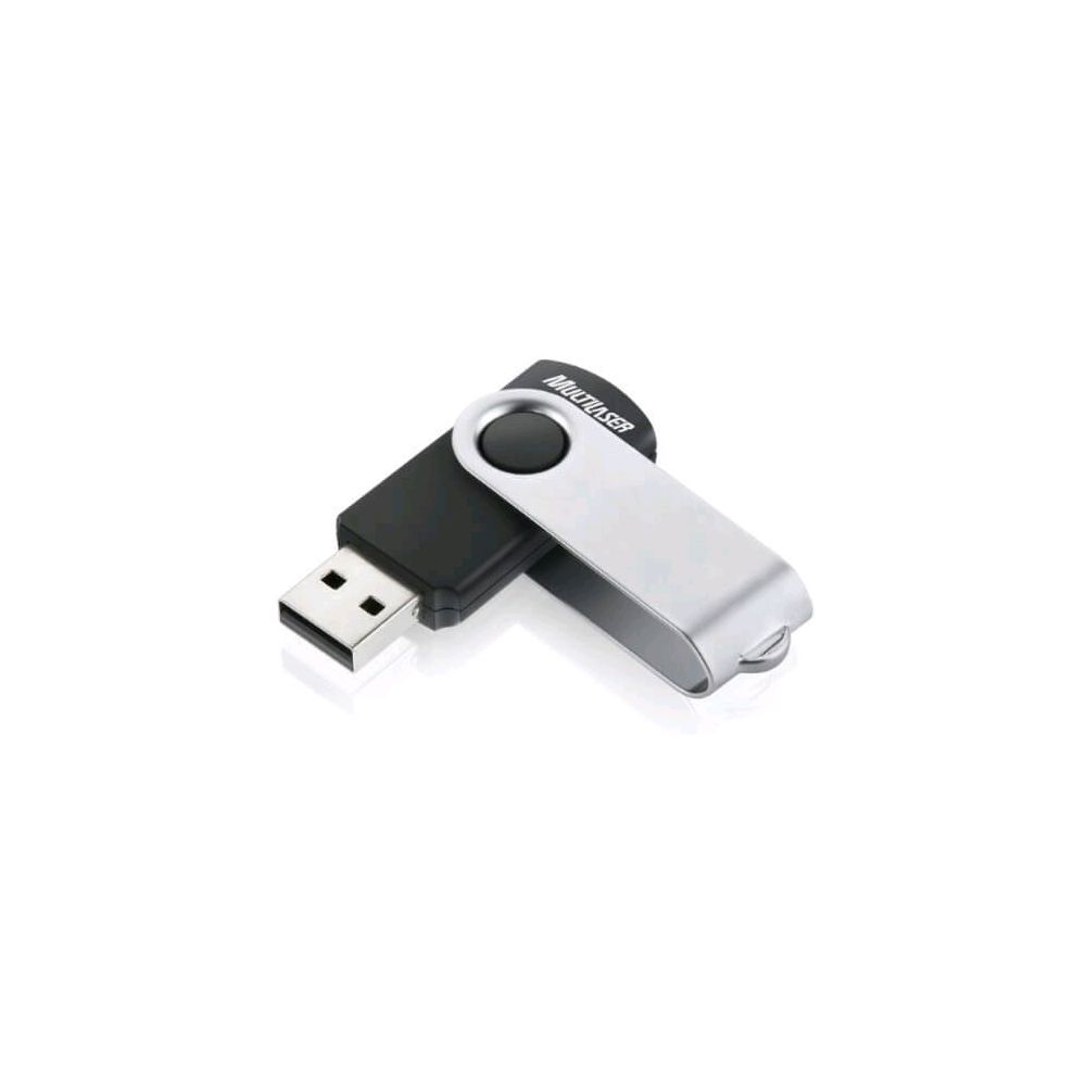 Pen Drive Twist 2 16GB Mod.PD104 Preto e Prata - Multilaser
