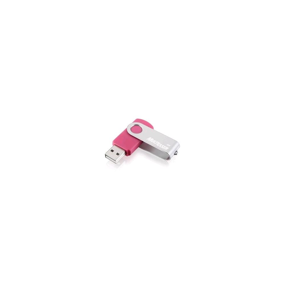 Pen Drive 4GB Mod.PD202 Rosa - Multilaser