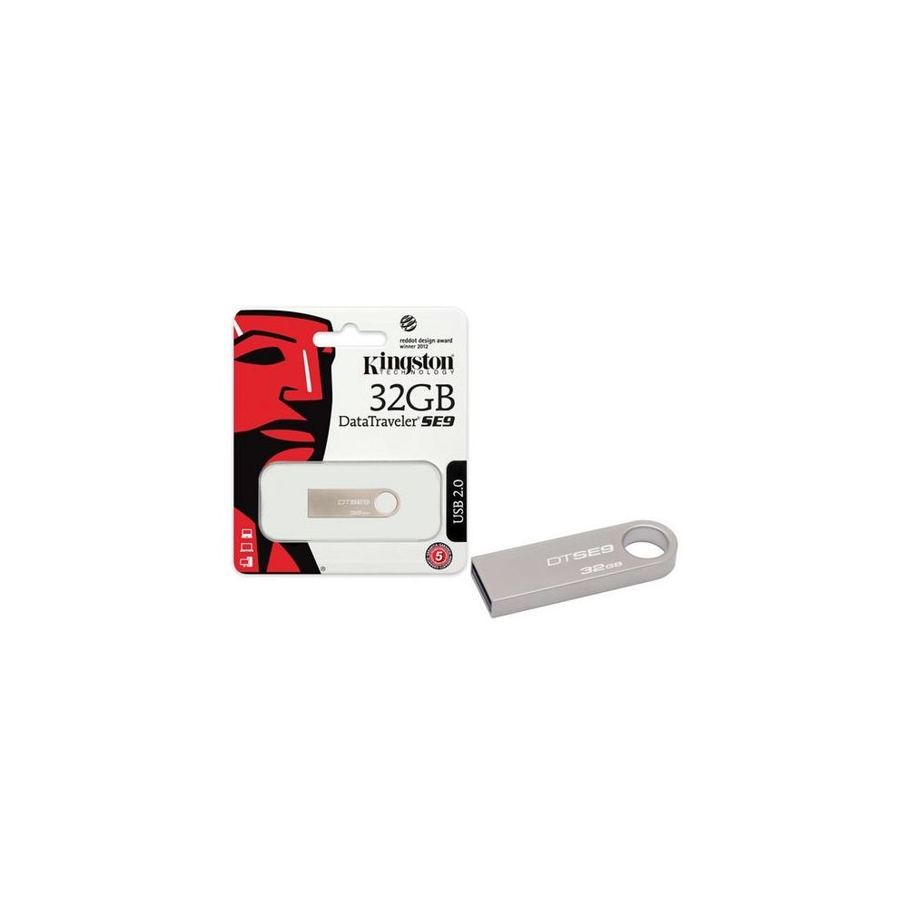 Pen Drive 32Gb Usb 2.0 Kingston Datatraveler 32GB Prata