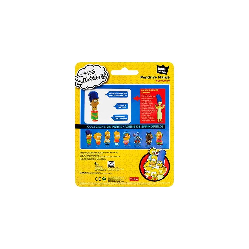 Pen Drive Simpsons Marge 8GB PD073 - Multilaser