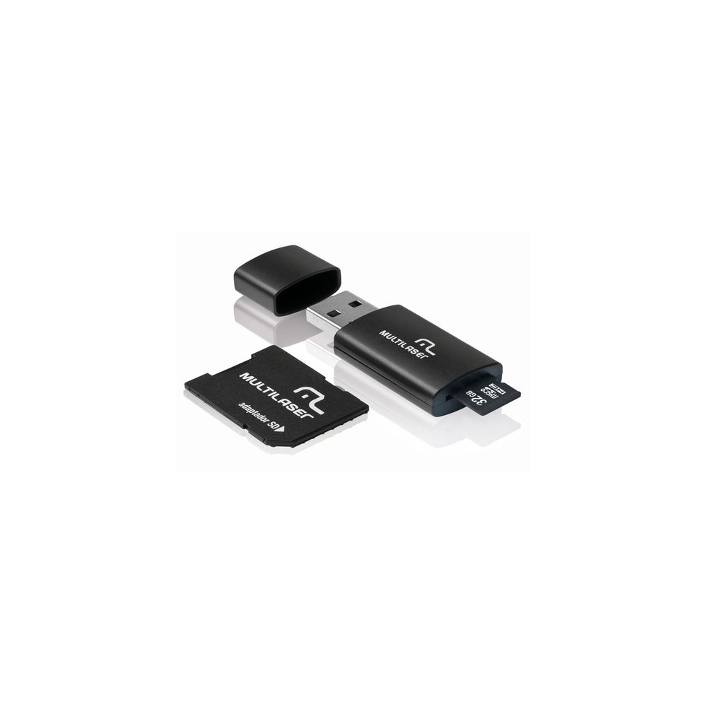 Kit Pen Drive Adaptador Sd Micro Sd MC113 - Multilaser