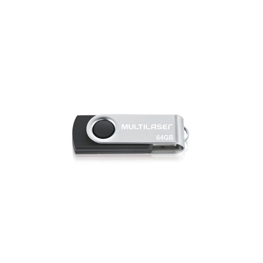 Pen Drive 64 GB Twist Preto PD590 -  Multilaser