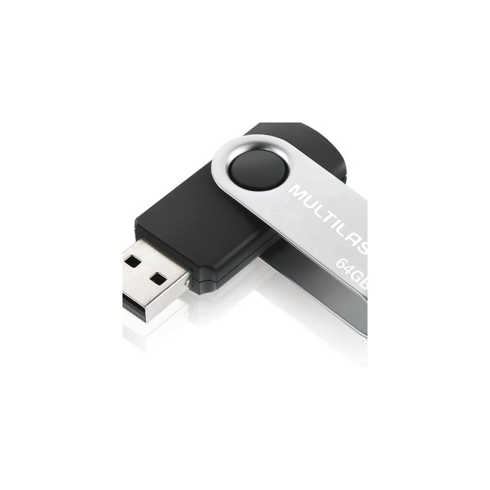 Pen Drive 64 GB Twist Preto PD590 -  Multilaser