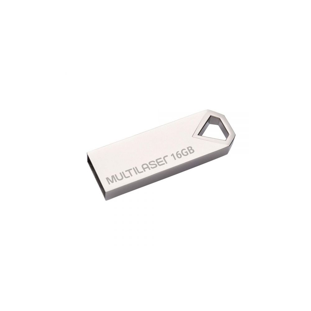 Pen Drive Diamond 16GB Metálico PD850 - Multilaser 