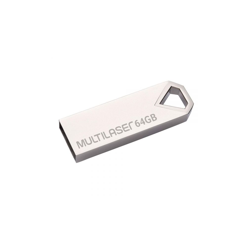 Pen Drive Diamond 64GB Metálico PD852 - Multilaser