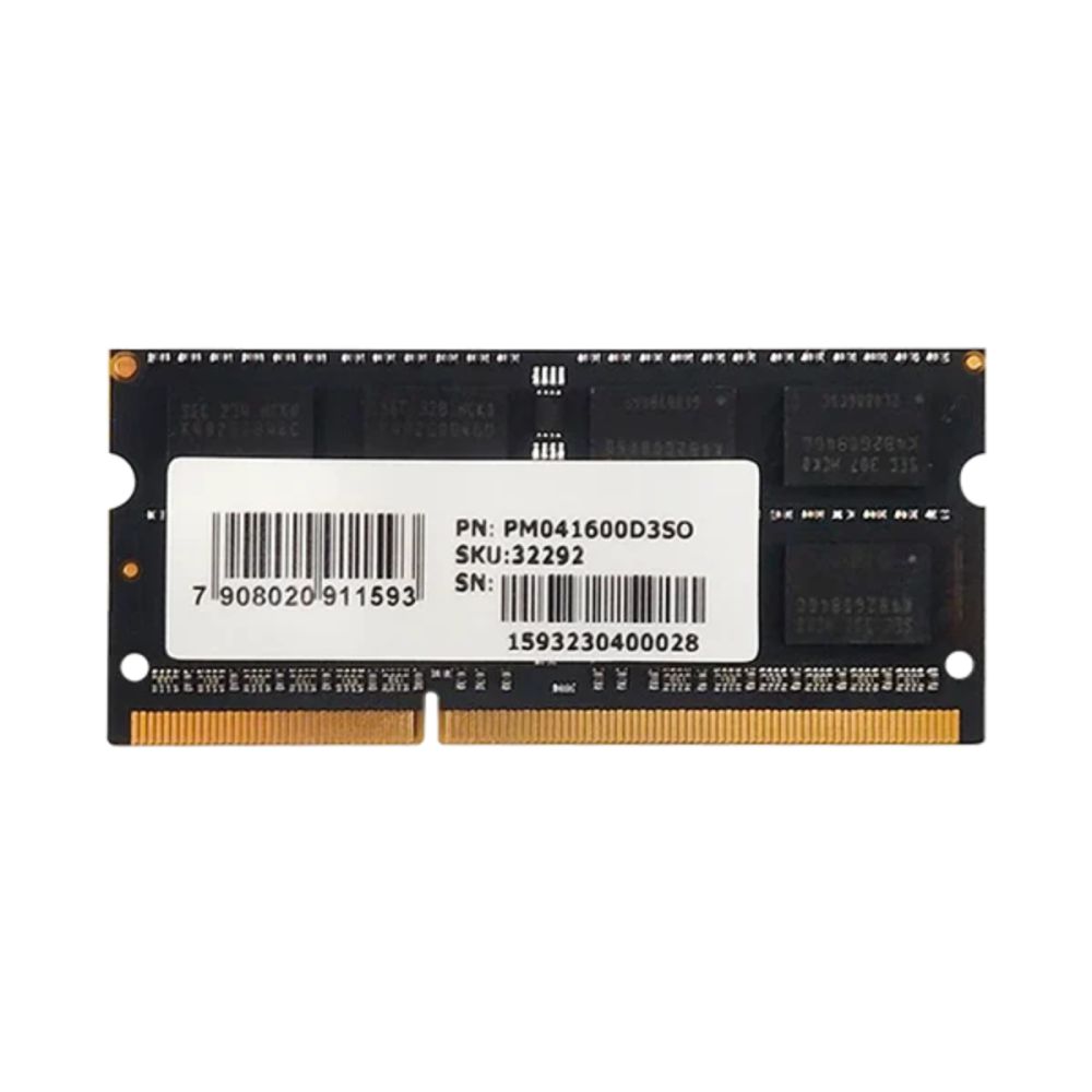 Memória Sodimm 4Gb Ddr3 1600Mhz Pm041600D3So - Pcyes