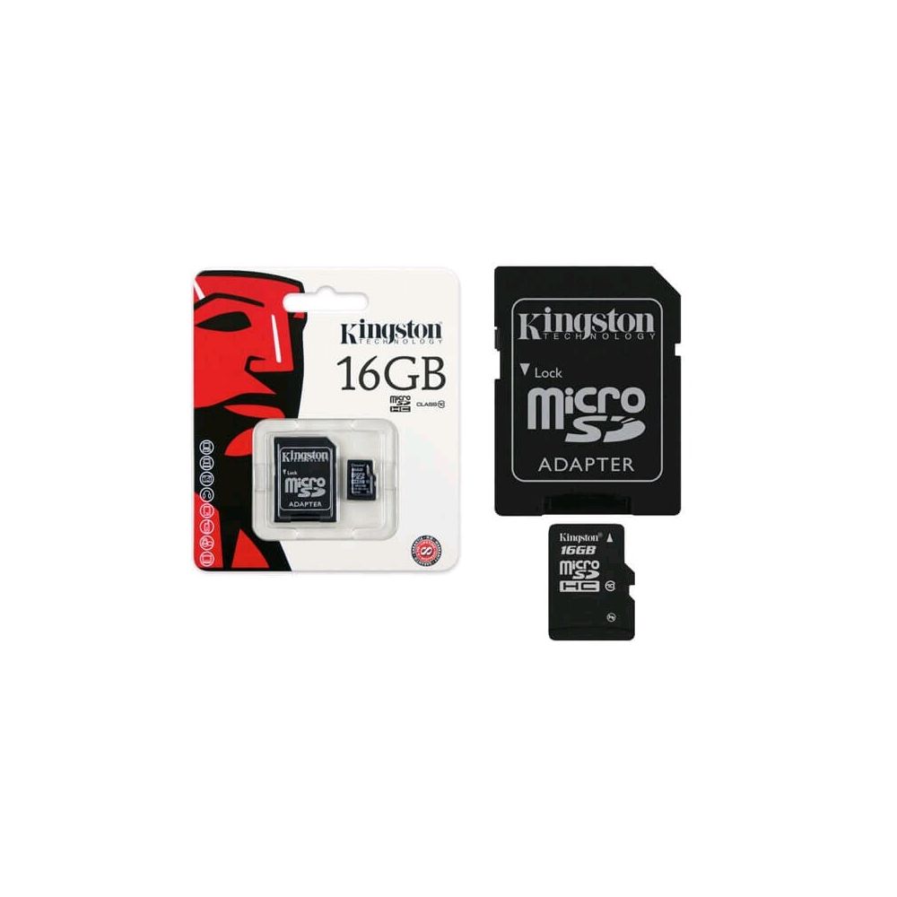 Cartão de Memória 16GB Classe 10 Adaptador - Kingston