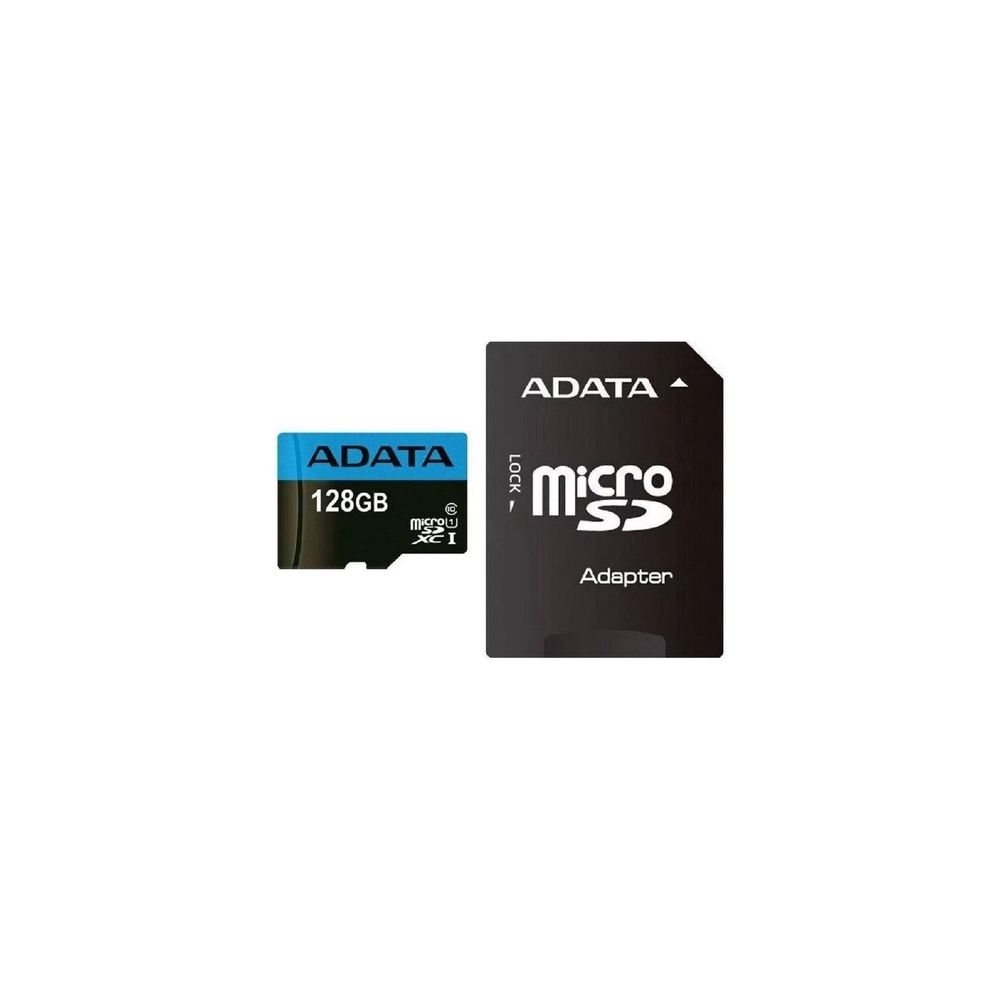 Cartão de Memória 128GB com Adaptador Classe 10 - Adata