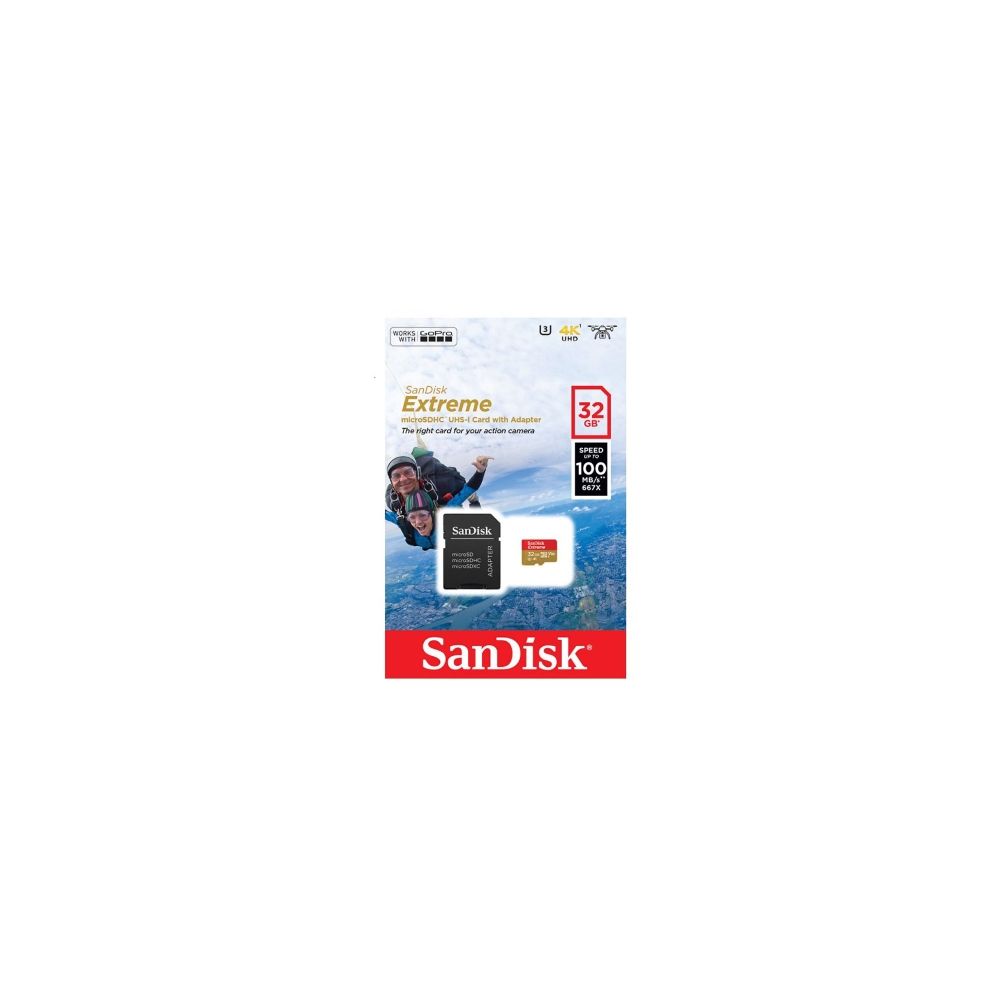 Cartão MicroSD Extreme 32GB SDSQXAF-032G-GN - Sandisk