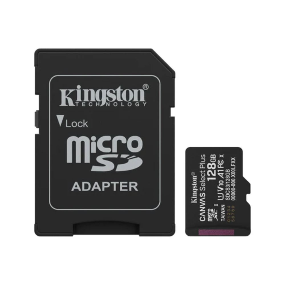 Cartão de memória microSD 128GB Canvas SelectPlus-KINGSTON