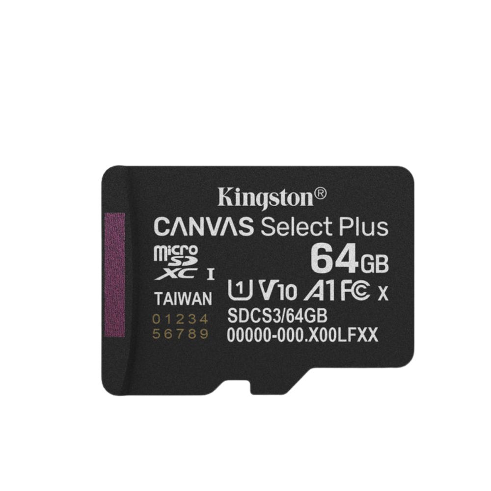 Cartão de memória microSD 64GB Canvas Select Plus-Kingston 