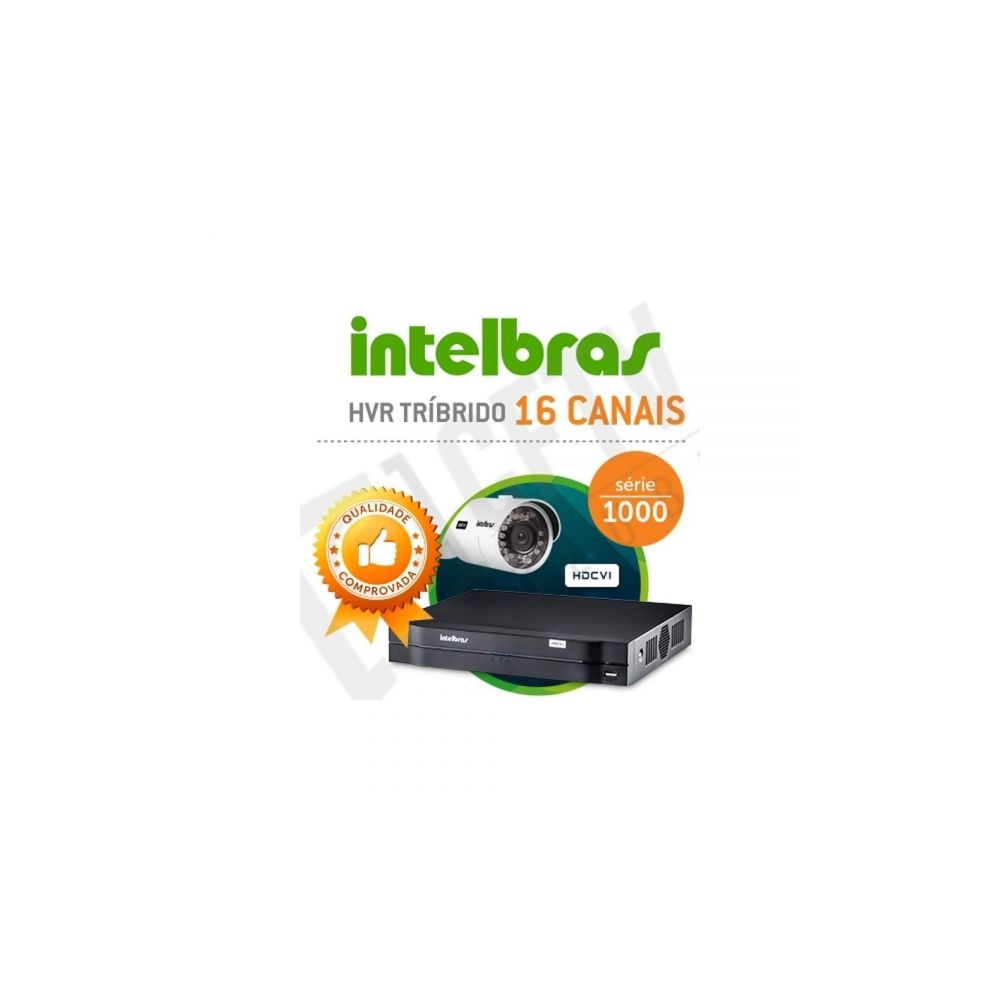 Dvr Tríbrido Intelbras Hdcvi 16 Canais