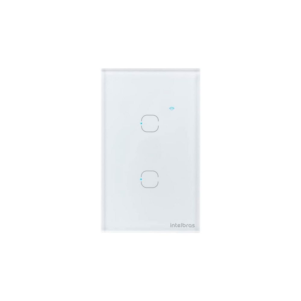 Interruptor Smart Wi-Fi Touch 2 teclas EWS1002 - Intelbras 