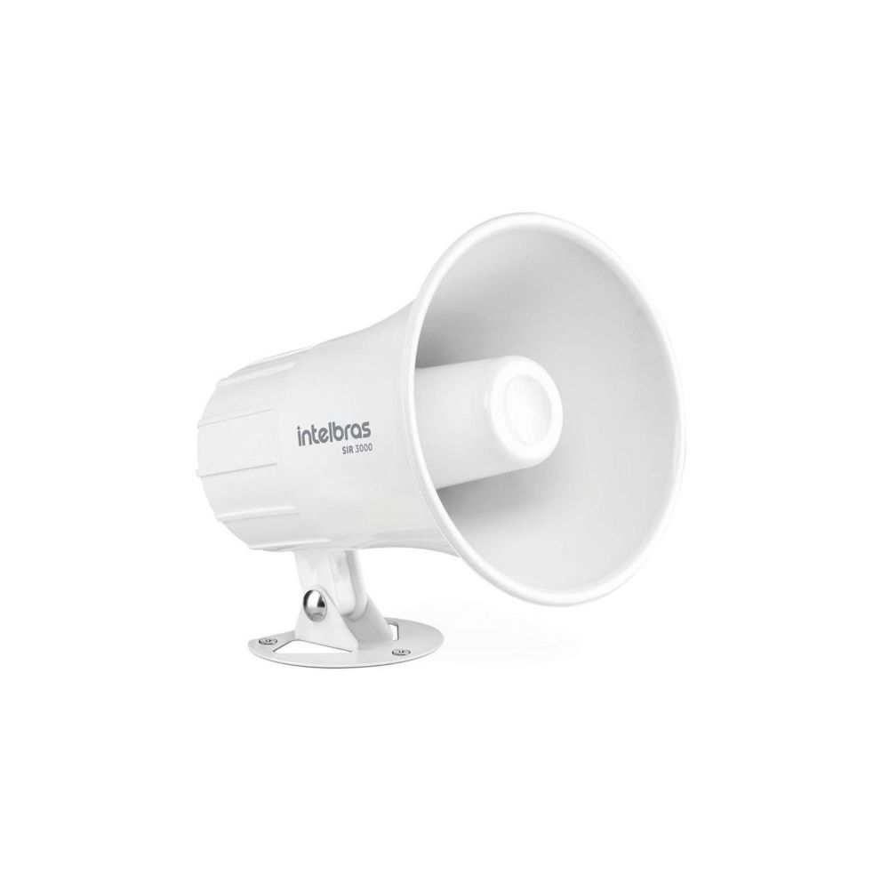 Sirene com fio SIR 3000 120 DB 15V  Branco - Intelbras