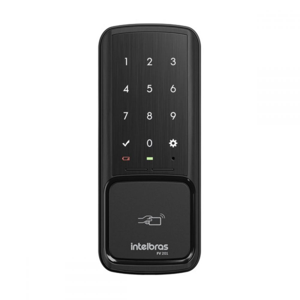 Fechadura Digital Senha e iButton FV201 Sobrepor - Intelbras