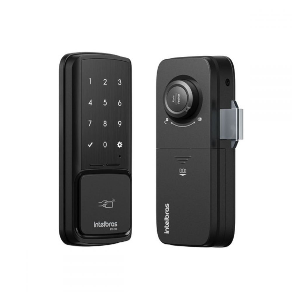 Fechadura Digital Senha e iButton FV201 Sobrepor - Intelbras