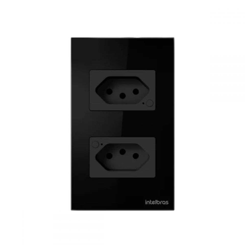Tomada Dupla 10A Smart Wi-Fi Ets 1002 - Intelbras