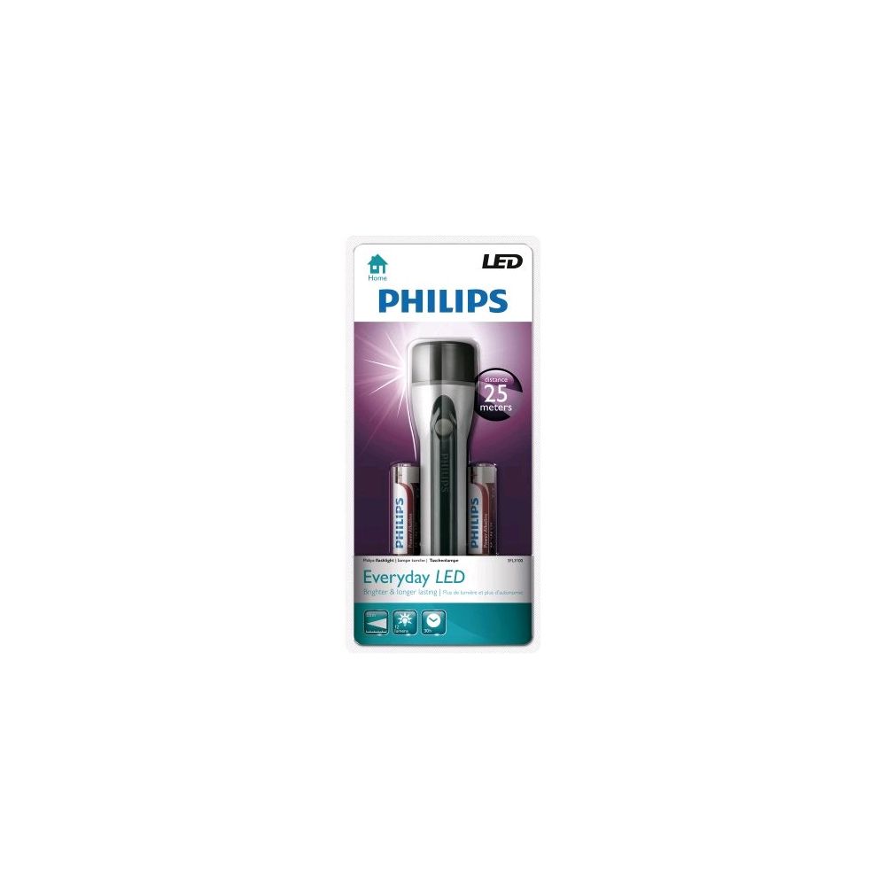 Lanterna LED Everyday SFL3100 Preto/Prata - Philips