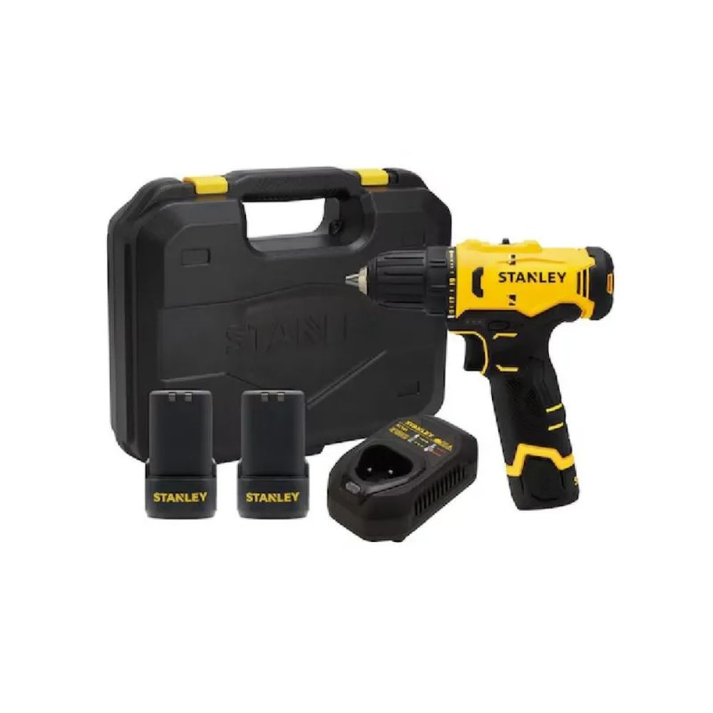 Furadeira/Parafusadeira 3/8 pol. 02 Baterias 12V - Stanley
