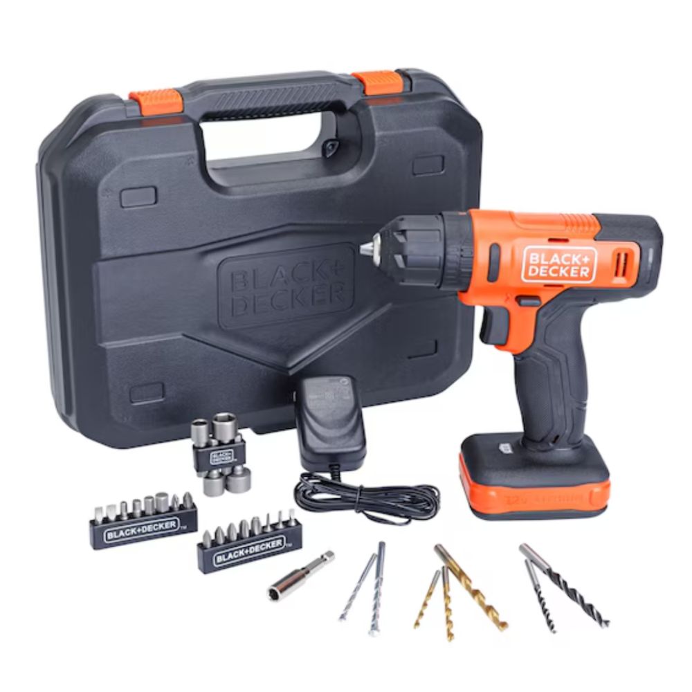 Parafusadeira/Furadeira de Impacto C/ Maleta-BLACK & DECKER
