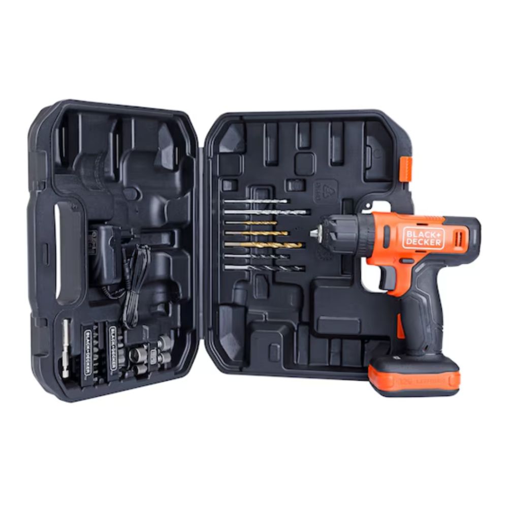 Parafusadeira/Furadeira de Impacto C/ Maleta-BLACK & DECKER