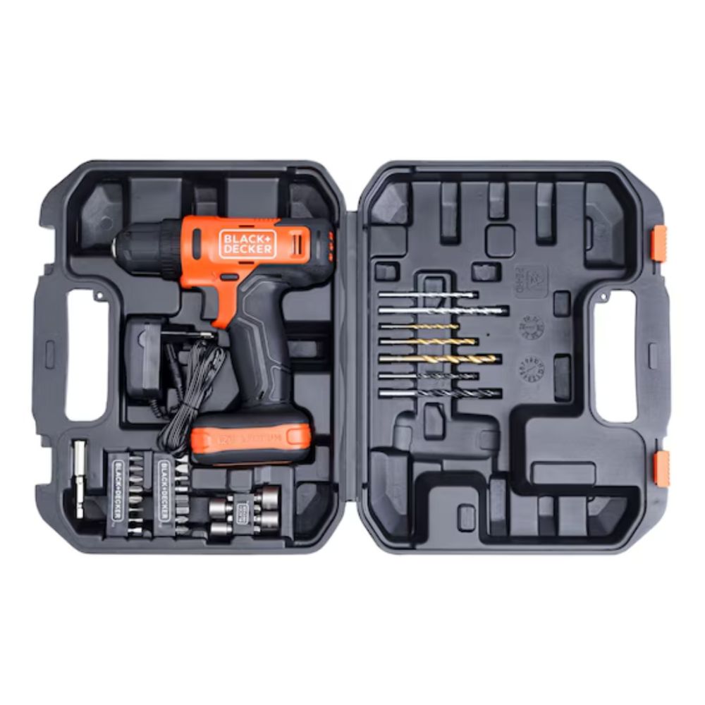 Parafusadeira/Furadeira de Impacto C/ Maleta-BLACK & DECKER
