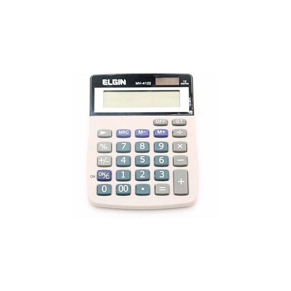 Calculadora de Mesa Visor 12 Dígitos MV-4122 - Elgin