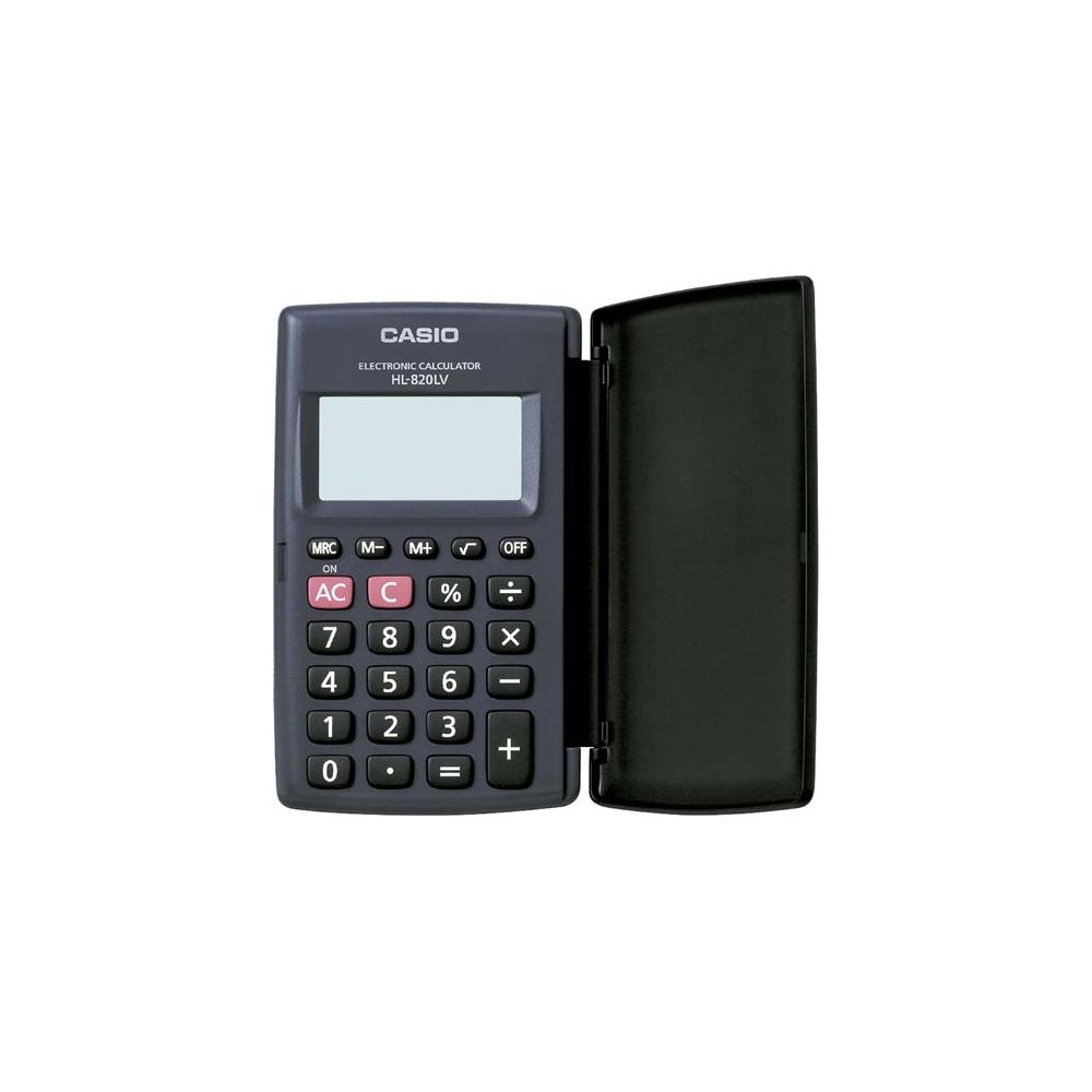 Calculadora de Bolso HL820LV 8 Dígitos Preta - Casio