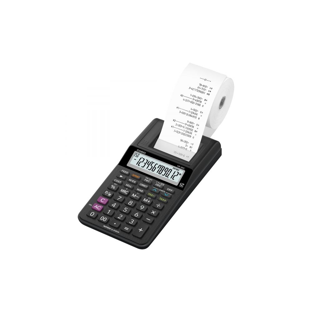 Calculadora de Mesa 12 Dígitos HR-8RC-WE-B-DC - Casio