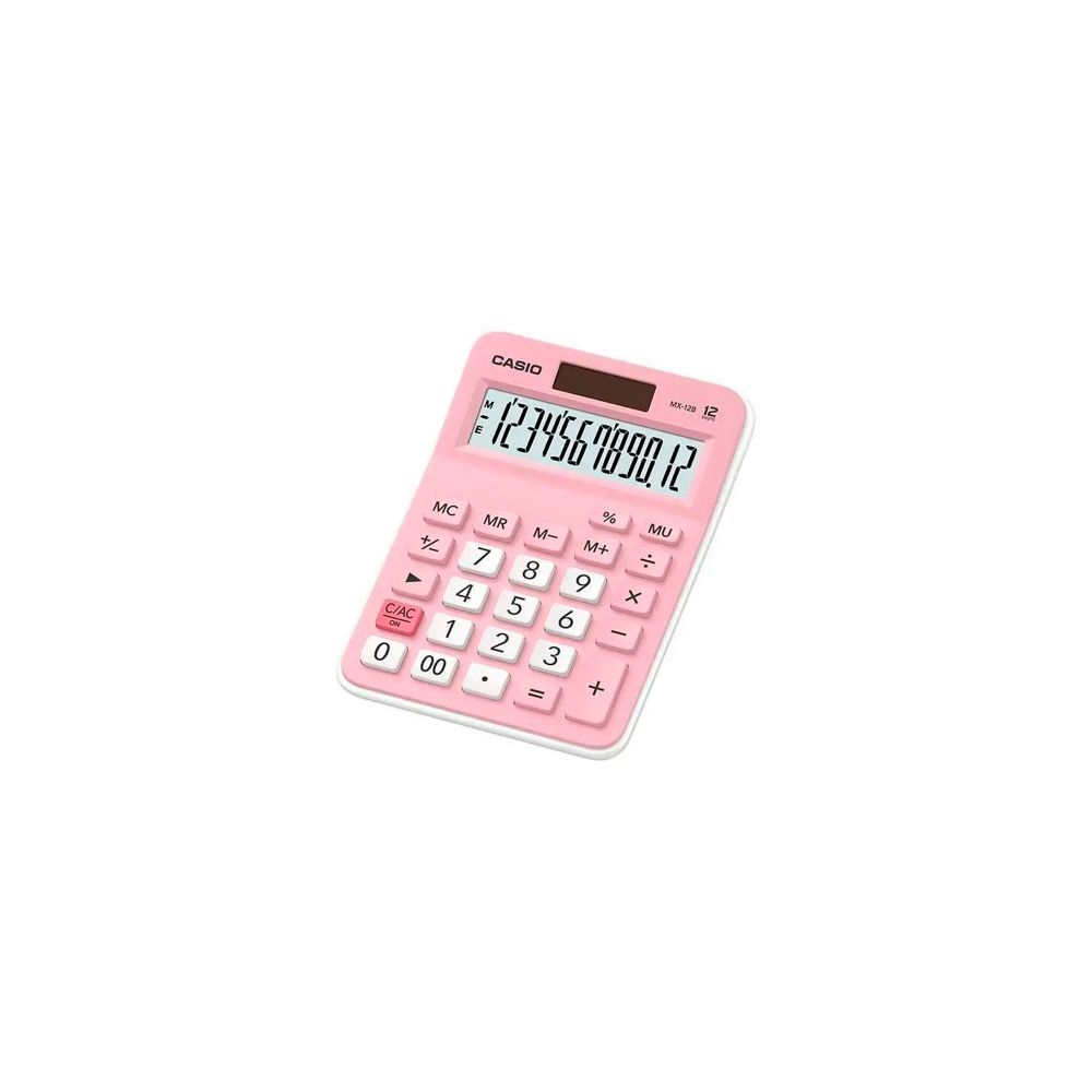 Calculadora Casio 12 Dígitos MX-12B-PK - CASIO