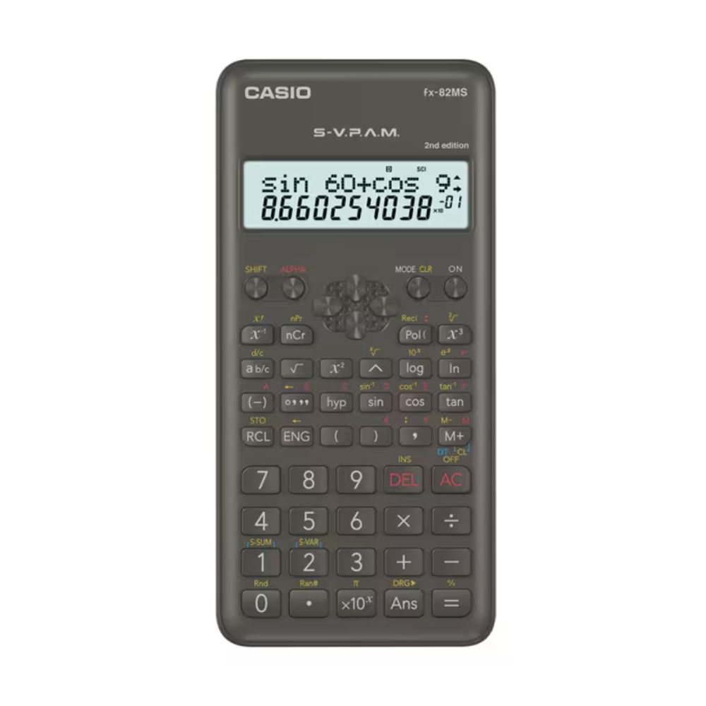 Calculadora Ciêntifica Fx82ms 2nd Edition Cinza - Casio