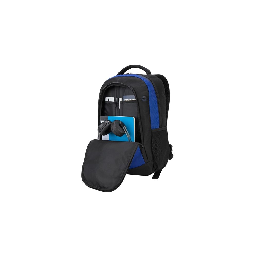 Mochila p/ Notebook 15.6” City Azul Preto TSB89002 - Targus