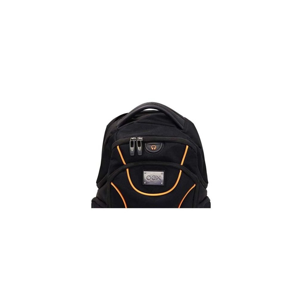 Mochila Backpack Sport Preto Laranja - Oex