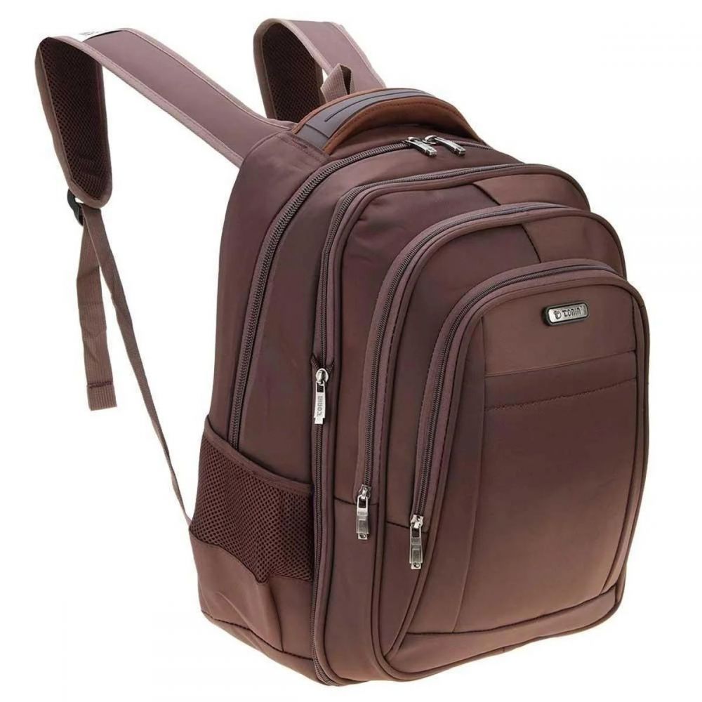 Mochila Porta Notebook Conecta 2067 Marrom - Tonin