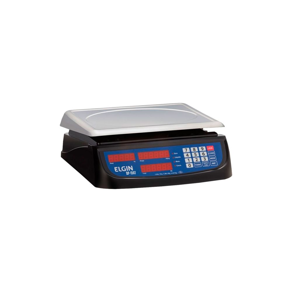 Balança Computadora 15Kg Bivolt DP1502 - Elgin