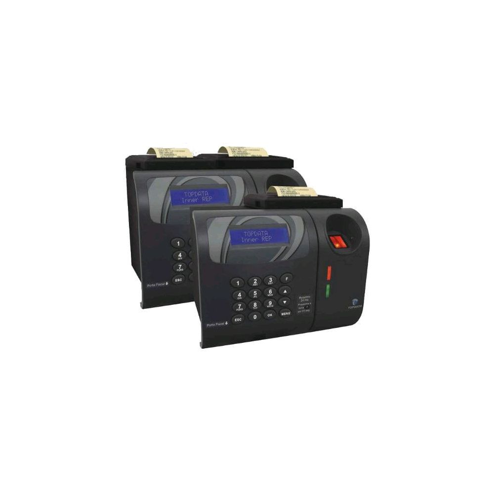 Relogio Ponto Eletronico Inner Rep Biometrico 1i light - 100 usuários - Topdata 