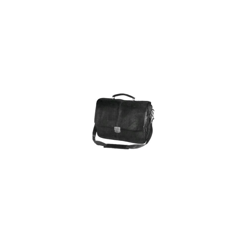 Maleta para Notebook Casual Mod.267 Couro Preta - Coramella